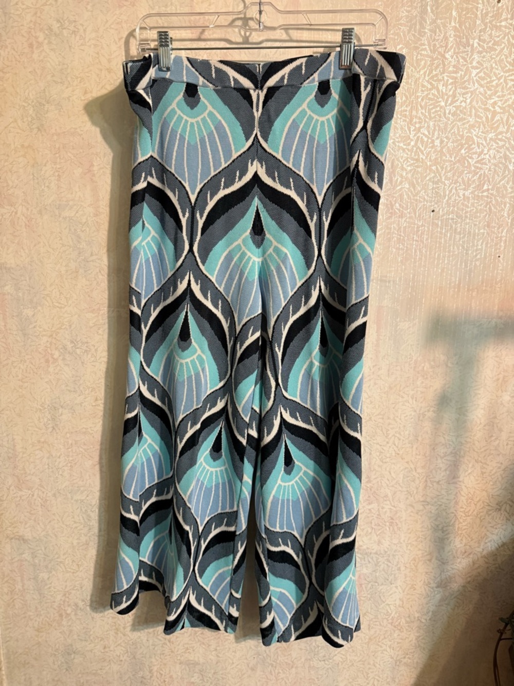 Carlisle Collection Wide Leg Pull On Knit Wide Leg Pants, Beautiful Colors, Boho